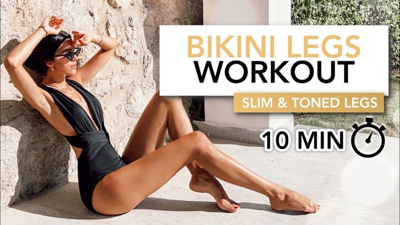 10 MIN BIKINI LEGS WORKOUT, Slim Toned Legs ( No Squats, No Jumps), Eylem