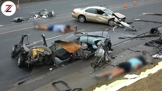 Tragic! Road Rage Gets Instant Karma! Police Dashcam Moments You Wouldn't Believe If Not Filmed! P10