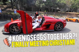 Christian Von Koenigsegg Driving His Regera!!!!