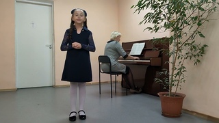 Рамазанова Риана - русская народная песня “Пряха“ обработка С. Погребова