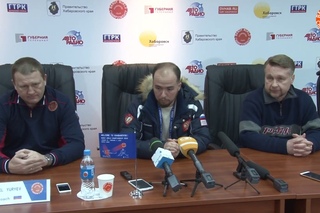 Пресс конференция после главной игры первого дня