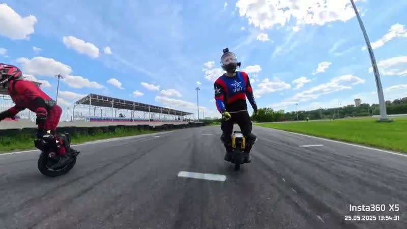 30 kilometer race on EUCs at Moscows Technical Sports Park. Part