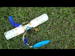 Палка, которая вызывает дождь / How to Make a Rain Stick: Recycle Two Plastic Bottles into an Awesome Toy!