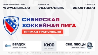 Кубок В.П. Чкалова СХЛ. “Бердск“ - “Сибирские Песцы“. ЛДС “Бердск“. 28 октября 2023 г.
