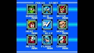 Dendy, Famicom, Nintendo (Nes) MegaMan(RockMan) 2 part Battle with Bosses