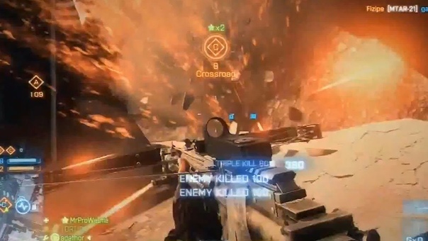 XBOW TRIPLE KILL Battlefield