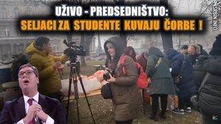 Uivo - Predsednitvo: Poljoprivrednici za studente kuvaju orbe - Vui van sebe jer nije pozvan