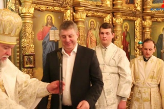 Брянский губернатор Александр Богомаз встретил Рождество в Петропавловском со ...