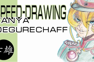 Tanya Degurechaff (Youjo Senki) |Speed Drawing / Таня Дегуречафф (Военная хроника маленькой девочки)