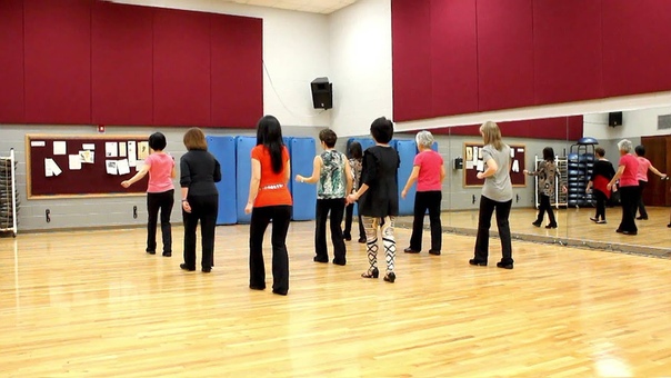 Singalong Song Line Dance ( Dance Teach in English