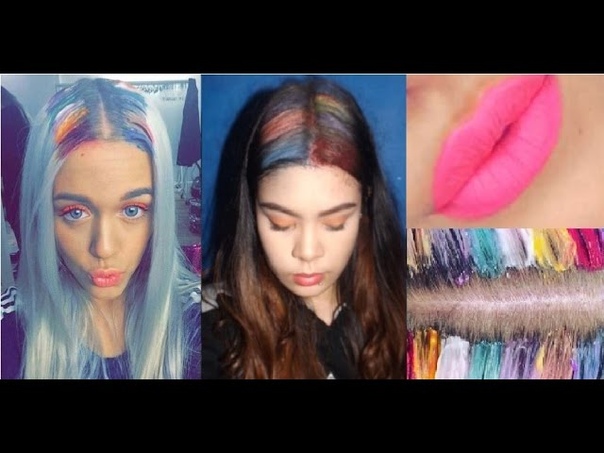 RAINBOW ROOTS LOTTIE TOMLINSON INSPIRED MAKEUP TUTORIAL + OUTFIT, ,