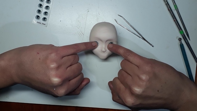 Como hacer carita en porcelana fría