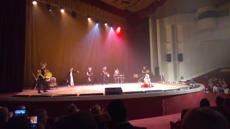 Выступление барабанщиков