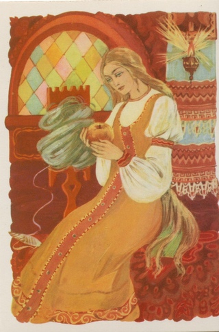 Прядение и ткачество в древней руси. Сказки пушкина три девицы под окном. Журавлев пряха картина. Маковский пряха. Сказка прядет.