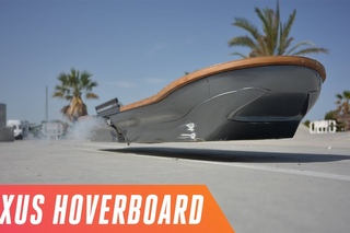 Riding the Lexus hoverboard in Spain