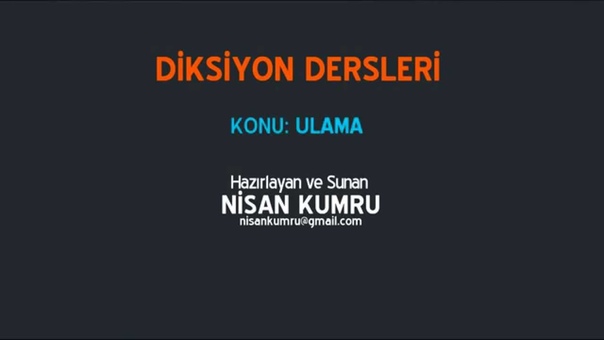 Dİ KSİ YON DERSİ ULAMA KONU ANLATIM ( TÜ