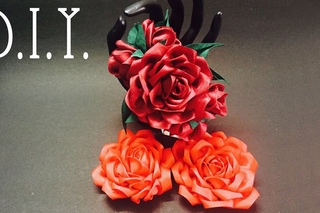 . Grosgrain Ribbon Rose