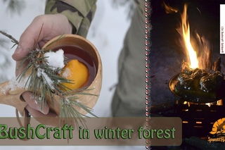Вылазка в лес “ Мясо и Гималайская соль “ \ готовка на огне ! Bushcraft forest meat