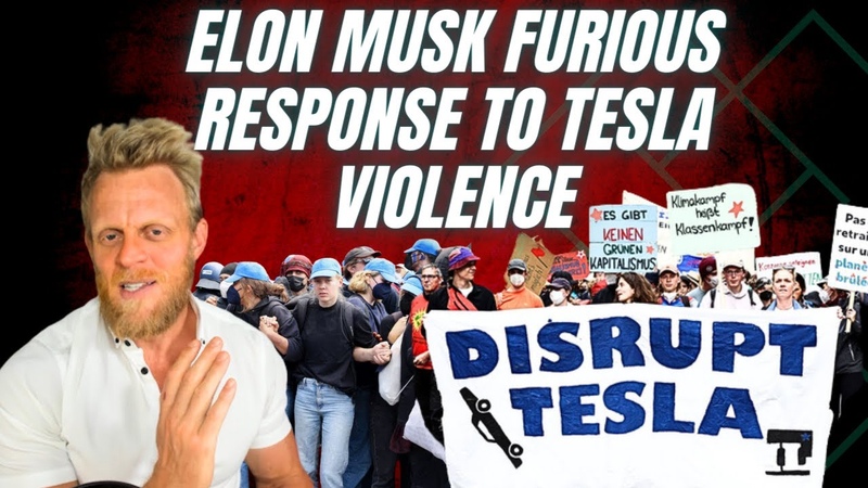 21 police injured, 16 arrested, EVs destroyed in violent Tesla