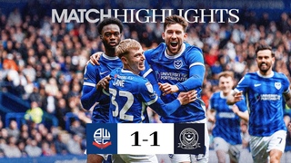 ➕1️⃣ Point On The Board 💪 | Bolton Wanderers 1-1 Pompey | Highlights