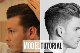Mens Pompadour Tutorial - How To Style Like A Model | JAKE DANIELS