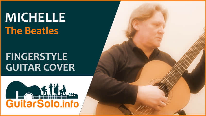 Michelle на гитаре. Ноты и