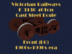 VR E 3136 40Ton C.S. Bogie - Red - Dirty - Discs - 1
