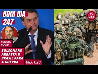 Bom dia 247: Bolsonaro arrasta o Brasil para a guerra ()