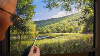 “Playing sun“ (best summer landscape) Artist-Viktor Yushkevich. #9 picture in 2020.