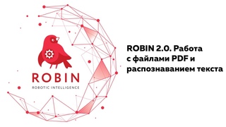 ROBIN 2.0. Работа с файлами PDF и распознаванием текста