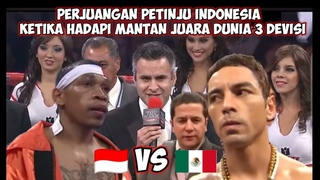 Laga Sengit❗Petinju Indonesia Hadapi Petinju Meksiko Mantan Juara Dunia 3 Divisi
